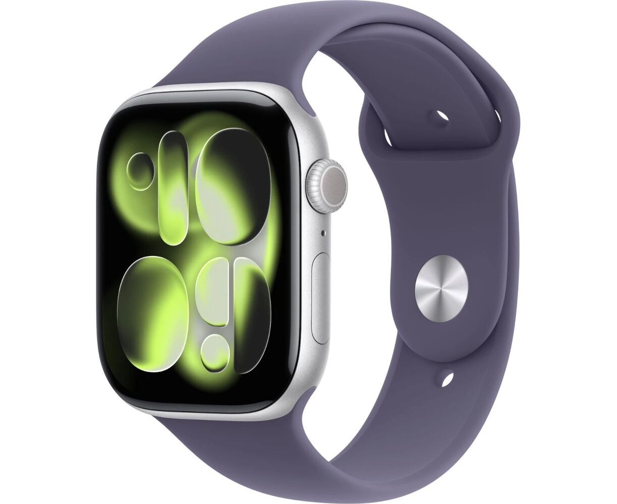 Smart-часы Apple Watch Series 11, 46мм фиолетовый/серебристый (MEVA4 AF/A)