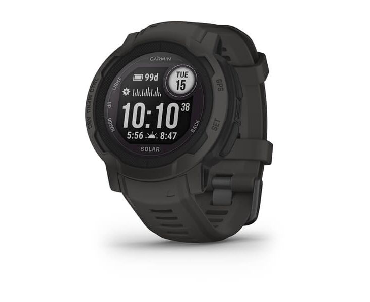 Smart-часы Garmin Instinct 2 Solar (010-02627-03) 45мм 0.9" Amoled черный/черный