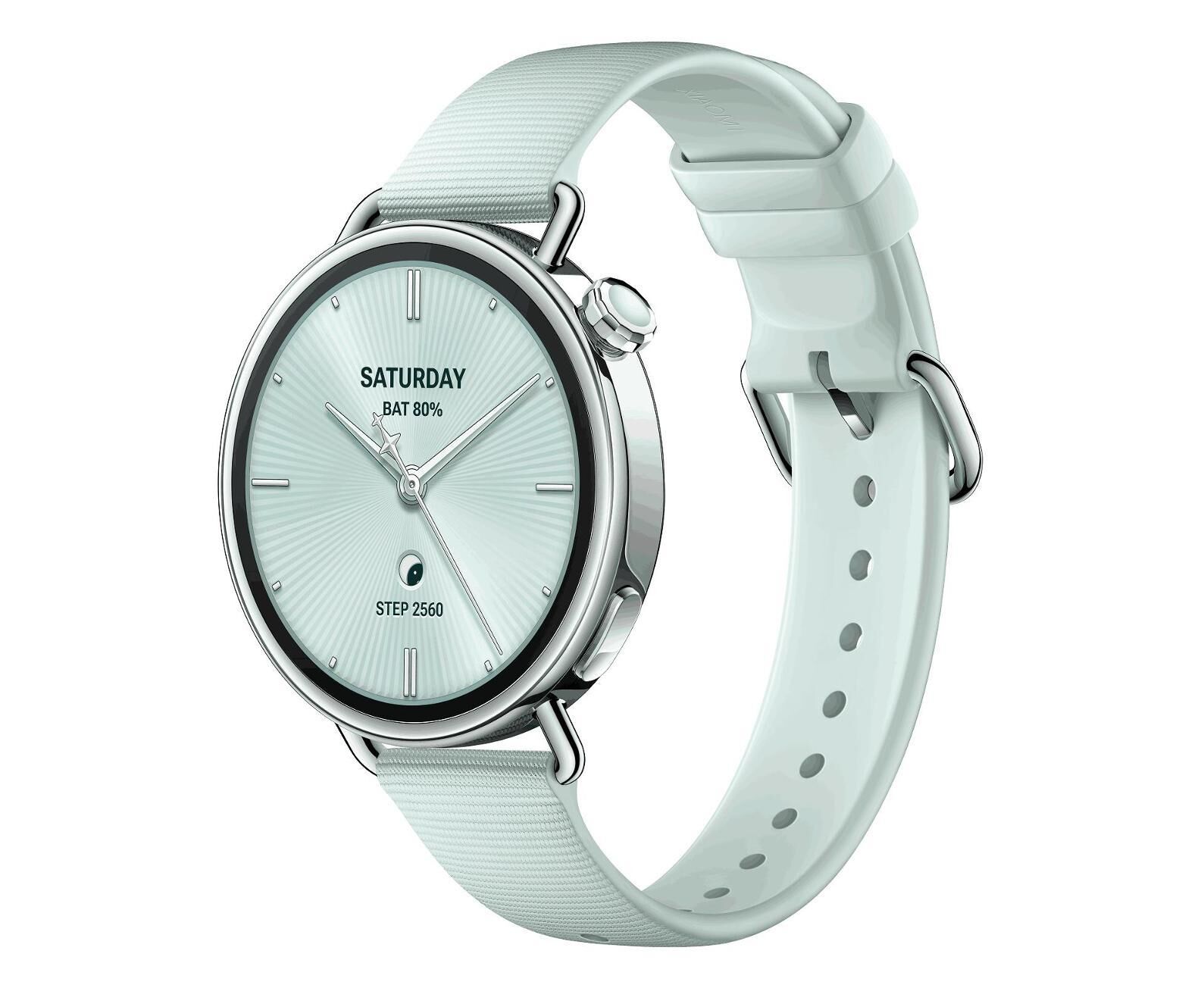 Smart-часы Xiaomi Watch S4 BHR080 CGL 41mm Fluororubber Strap Mint Green