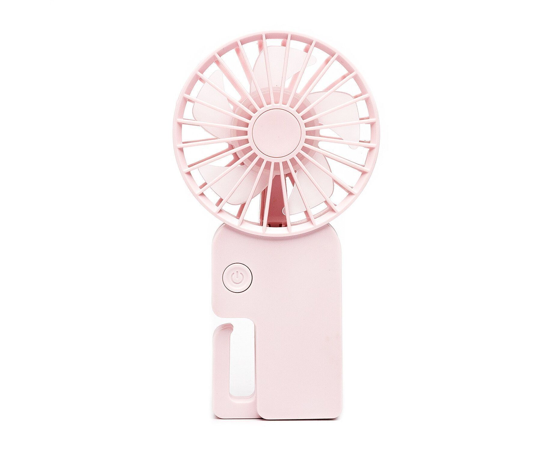 Вентилятор - портативный YM88217 (1 режим, 250 mah) (pink) (240297)
