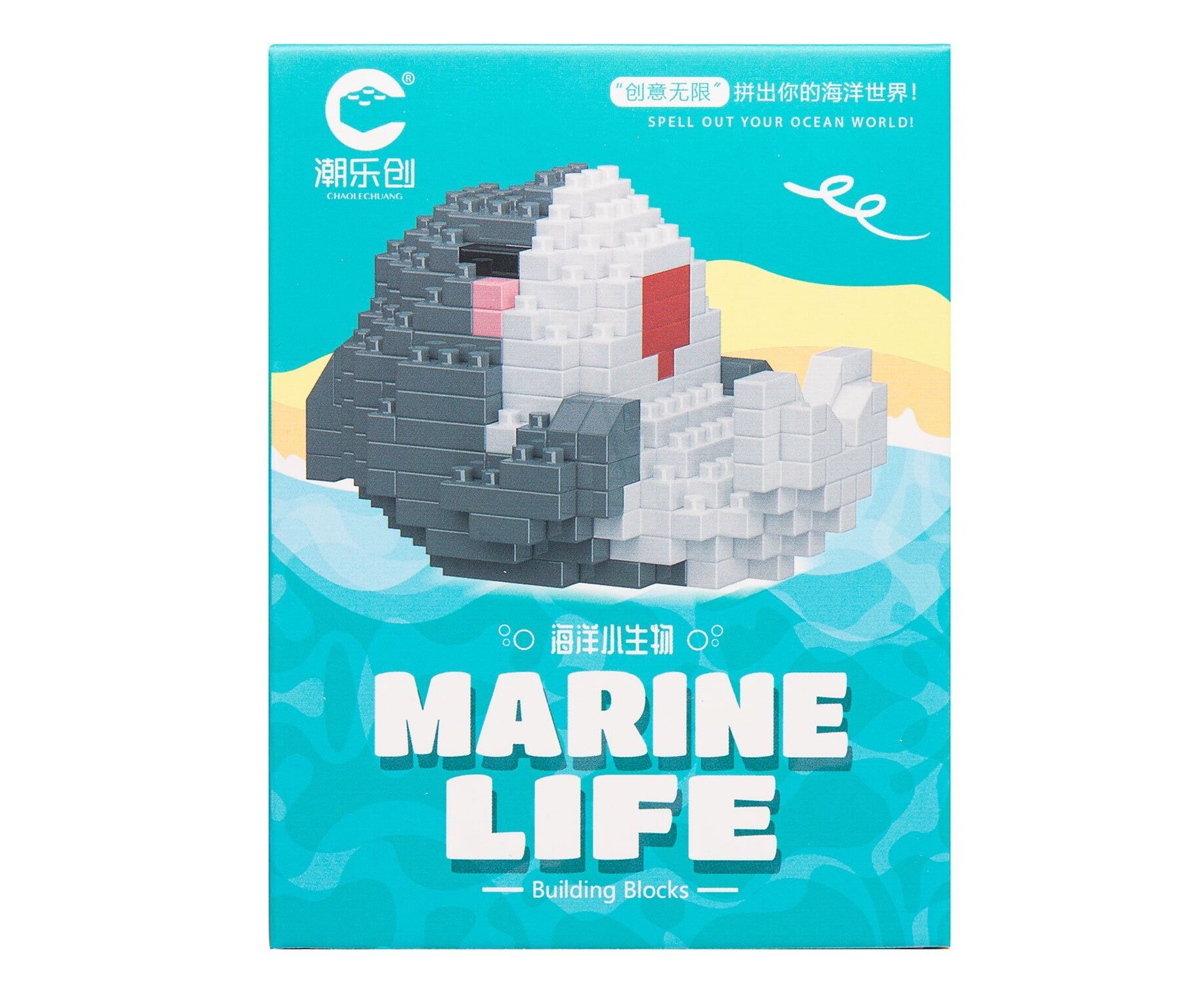 Конструктор - "Ocean series" акула (gray/white) (240231)
