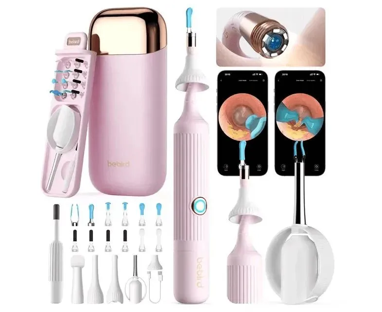 Умная ушная палочка Xiaomi Bebird Visual Ear Picking Device Bebird 3 Plus Pink (розовая)