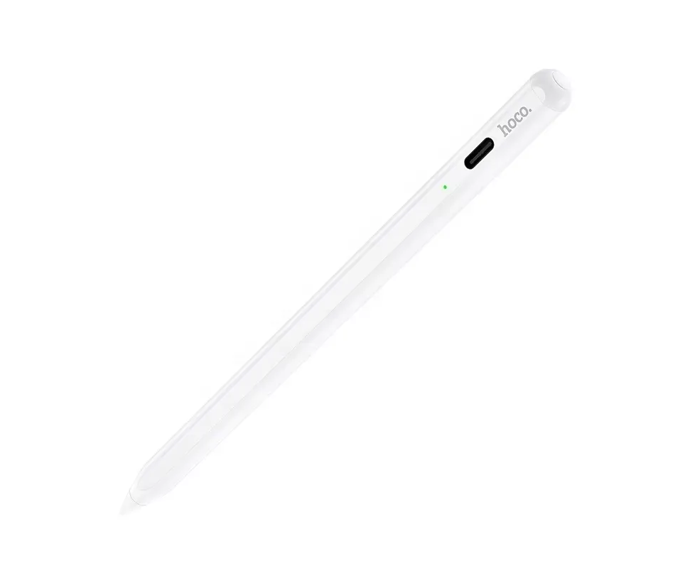 Стилус HOCO GM102 Smooth, пластик, bluetooth, для Ipad белый