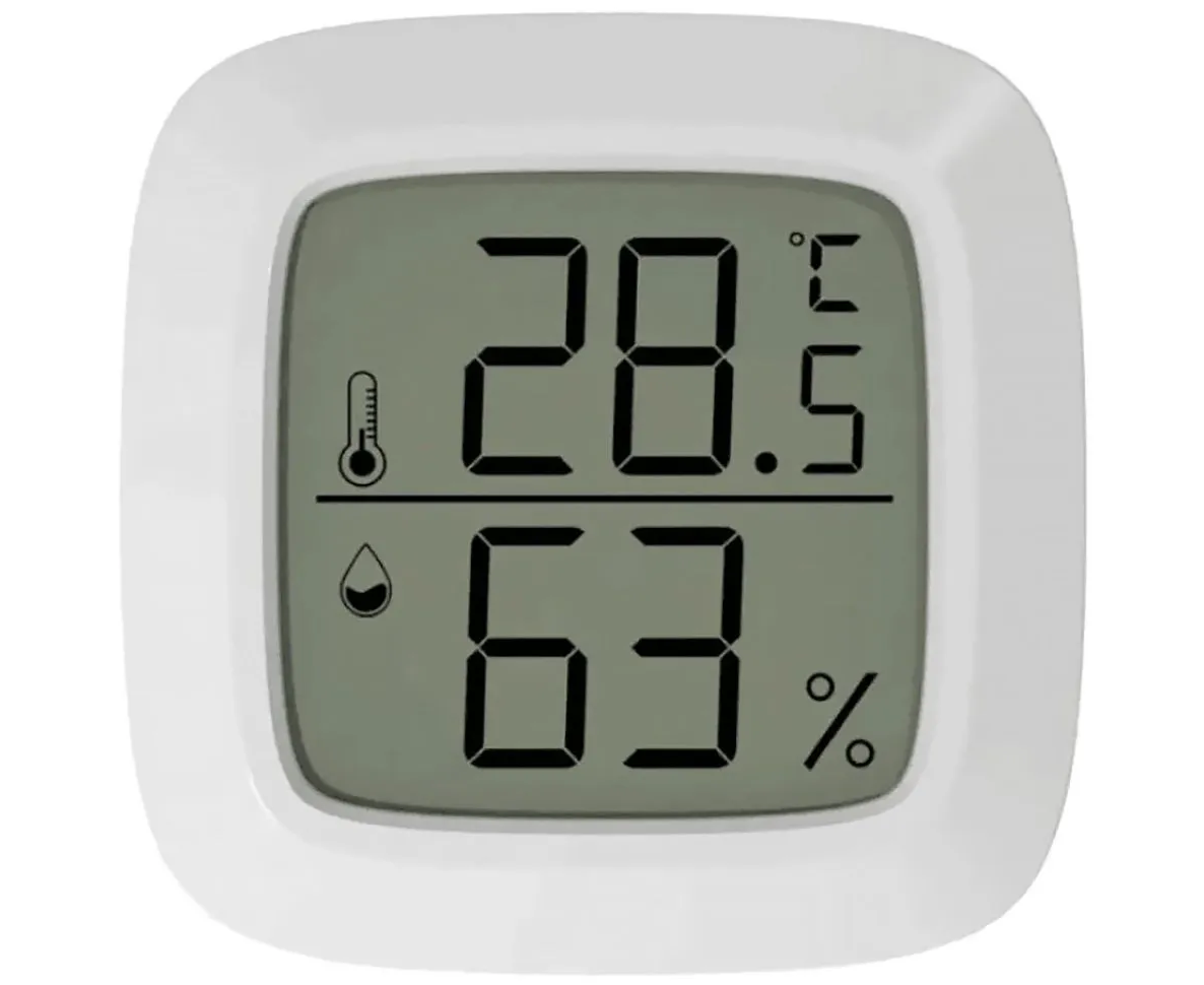 Метеостанция Xiaomi JXTH01 Whale Wake-up Temperature And Humidity Meter белая