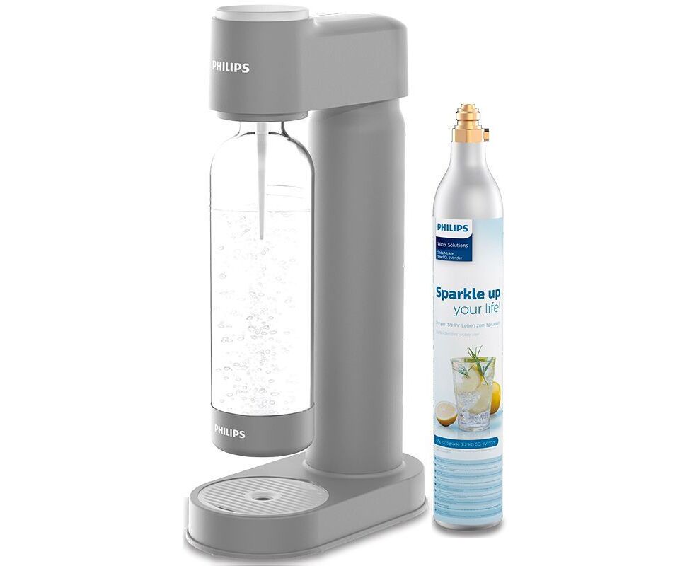 Сифон для газирования воды Philips Go Zero ADD4901 GR/10 серый (EU)