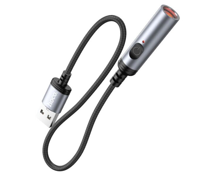 Прикуриватель портативный Hoco UA30 USB-A cigarette lighter 30см черный