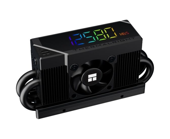 Радиатор для SSD Thermalright HR-10 2280 Pro Digital Black / (TRHR10.2280.PRO.D.B) M.2