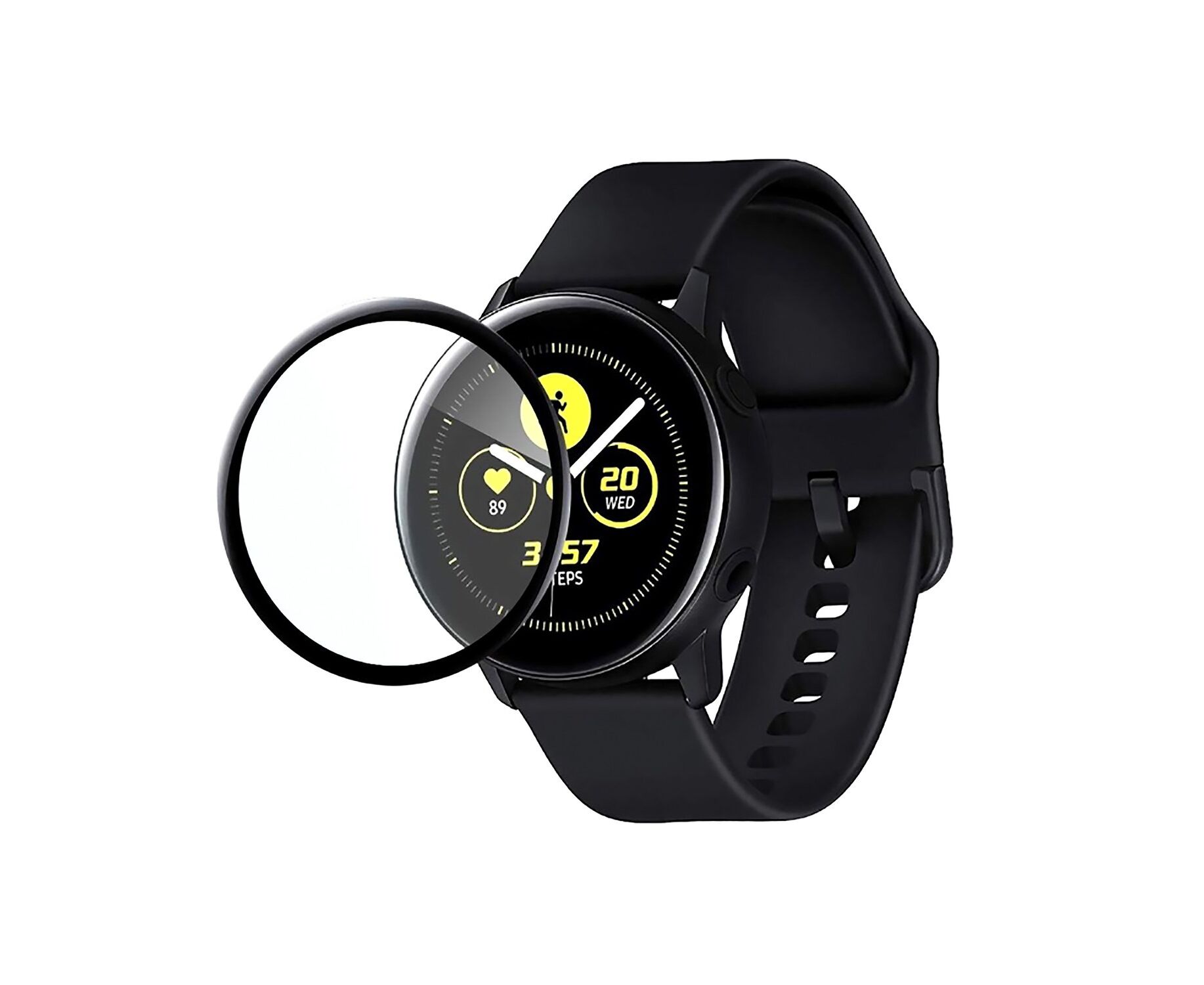 Защитная пленка TPU - Polymer nano для "Samsung Galaxy Watch Active 2 40 mm" (black) (205899)