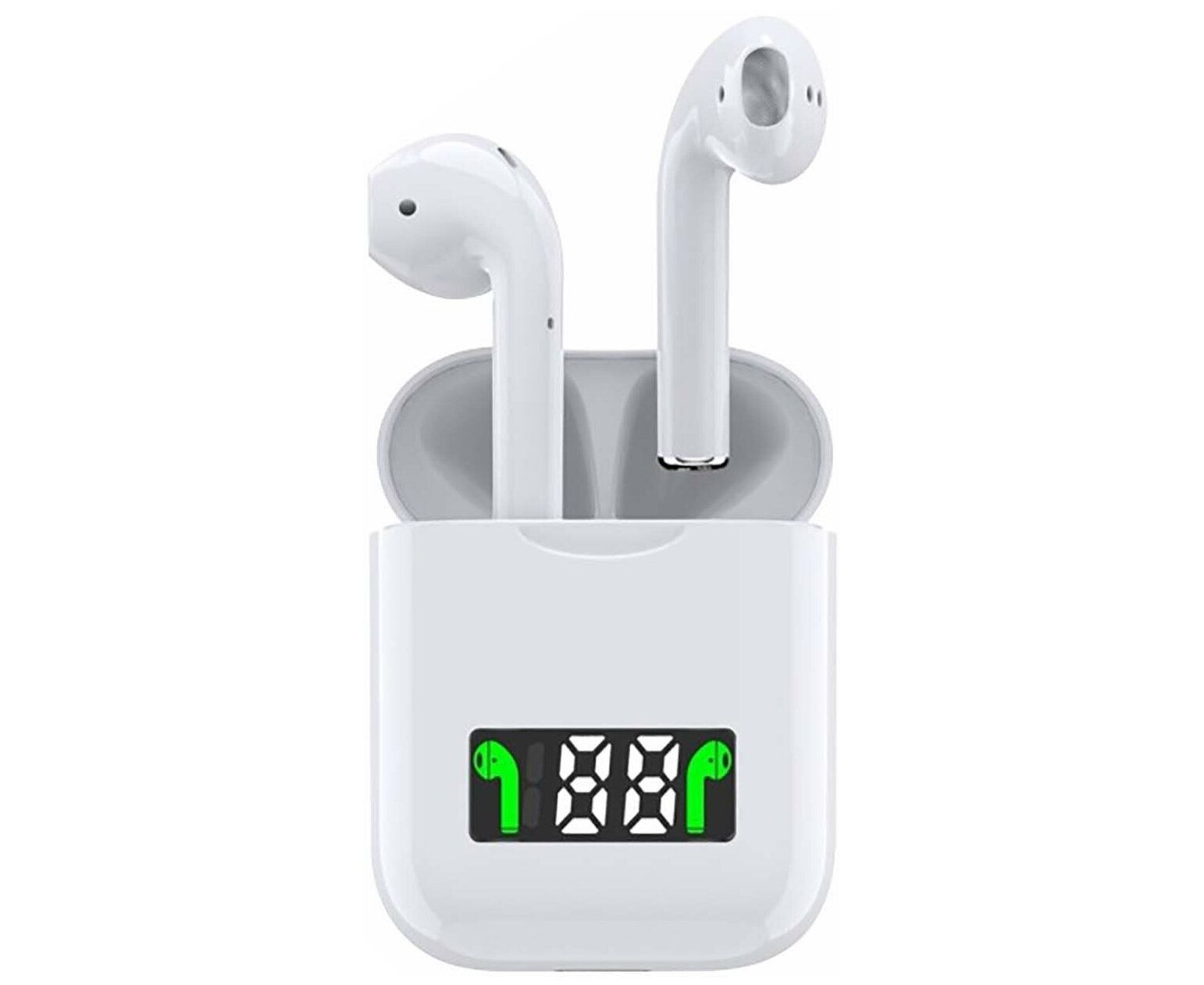 Беспроводные bluetooth-наушники Barn&Hollis с микрофоном (TWS) B&H-06, белые