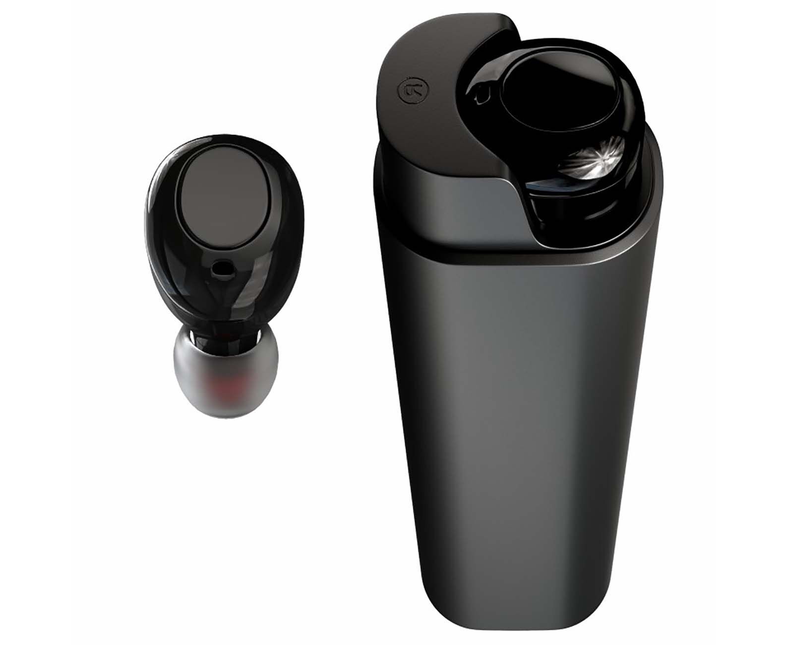 Беспроводные bluetooth-наушники Barn&Hollis с микрофоном (TWS) B&H-03, черные