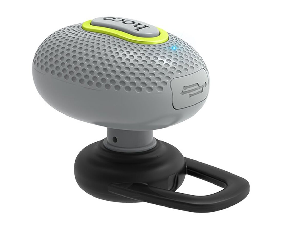 Беспроводная Bluetooth-Гарнитура HOCO E28 Cool road, Bluetooth, серый