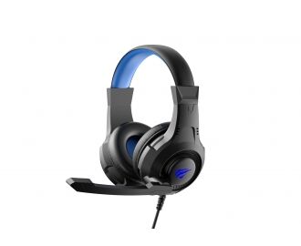 Гарнитура игровая с подсветкой HAVIT GAMENOTE HV-H2031d Gaming Черно-синяя