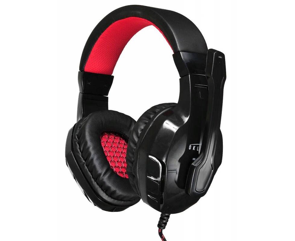 Наушники с микрофоном Oklick HS-L320 G Phoenix черный (NO-3000)