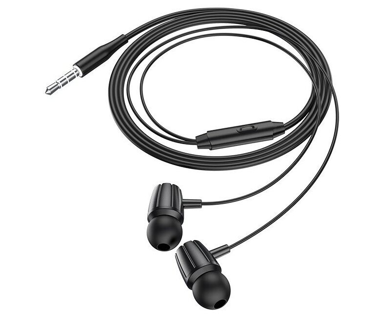 Наушники HOCO M88 Graceful universal earphones with mic (черный)