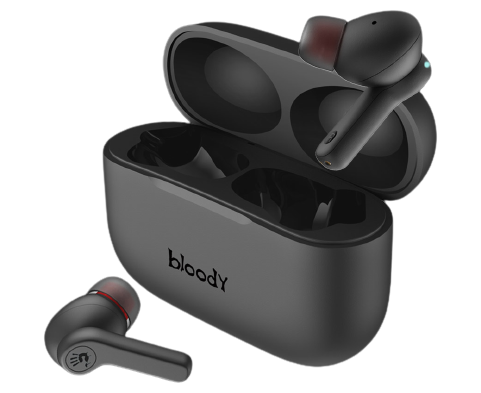 Наушники Bluetooth TWS A4 TECH Bloody M30 (черный/красный)