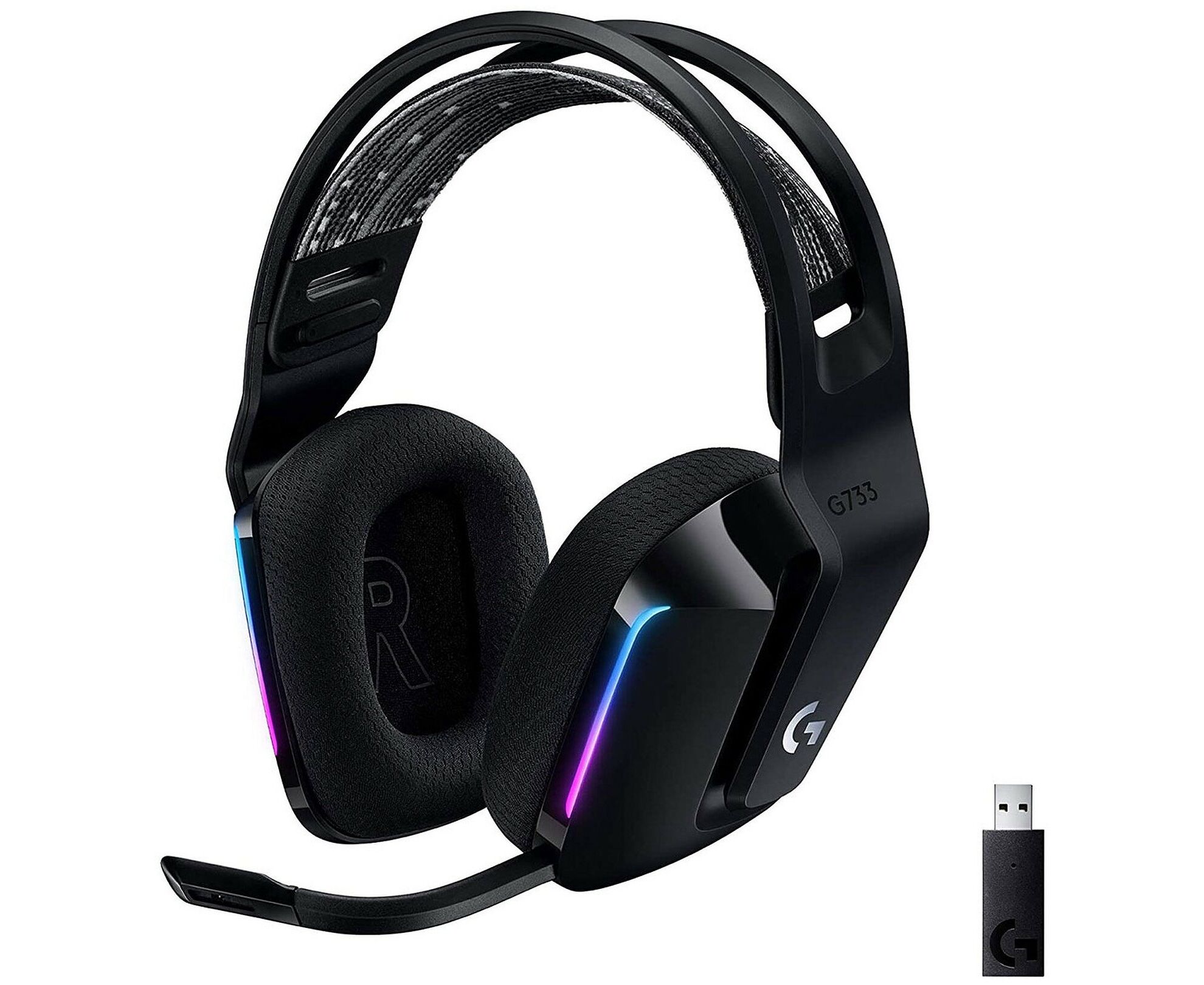 Наушники LOGITECH G733 Lightspeed Wireless RGB Gaming Headset Black