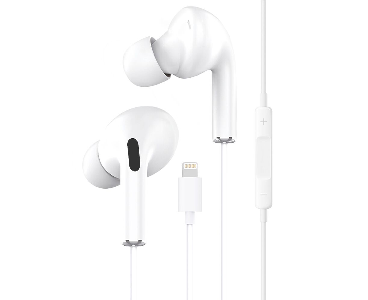 Стереогарнитура PERO EP10 Lightning connector Bluetooth белая