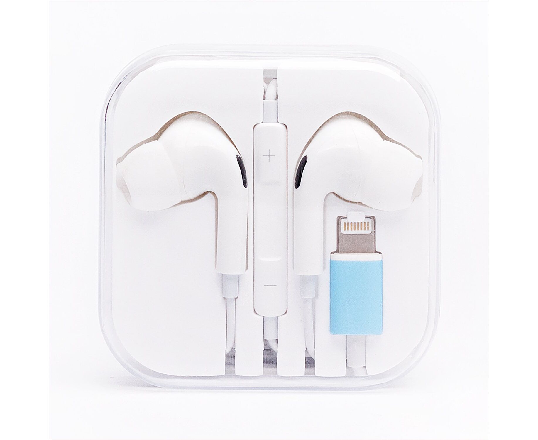 Проводные наушники с микрофоном внутриканальные - A Pods Pro проводные, Lightning, (white)