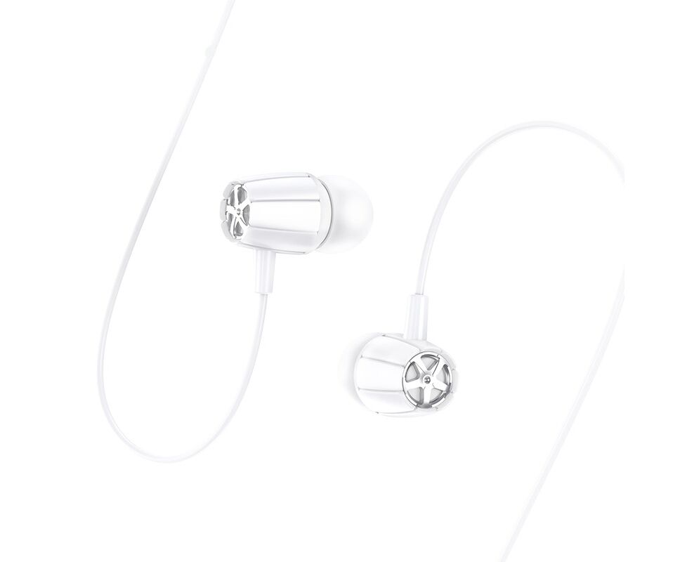 Наушники HOCO M88 Graceful universal earphones with mic (белый)