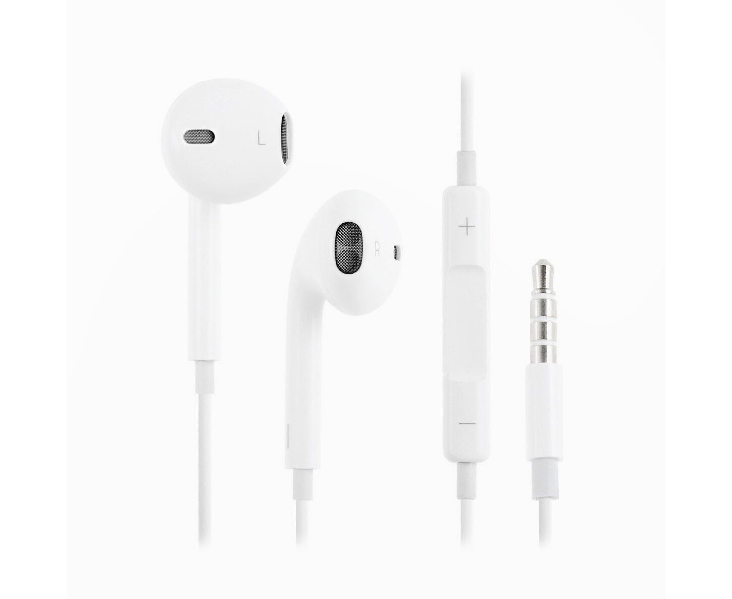 Проводные наушники с микрофоном вкладыши - Eae Pods MD827 ZM MEDIUM (white)