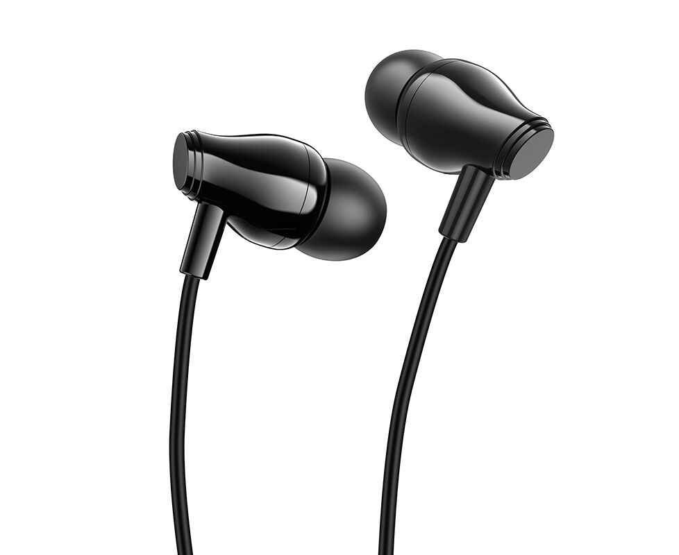 Наушники BOROFONE BM61 Wanderer universal earphones with mic (чёрный)