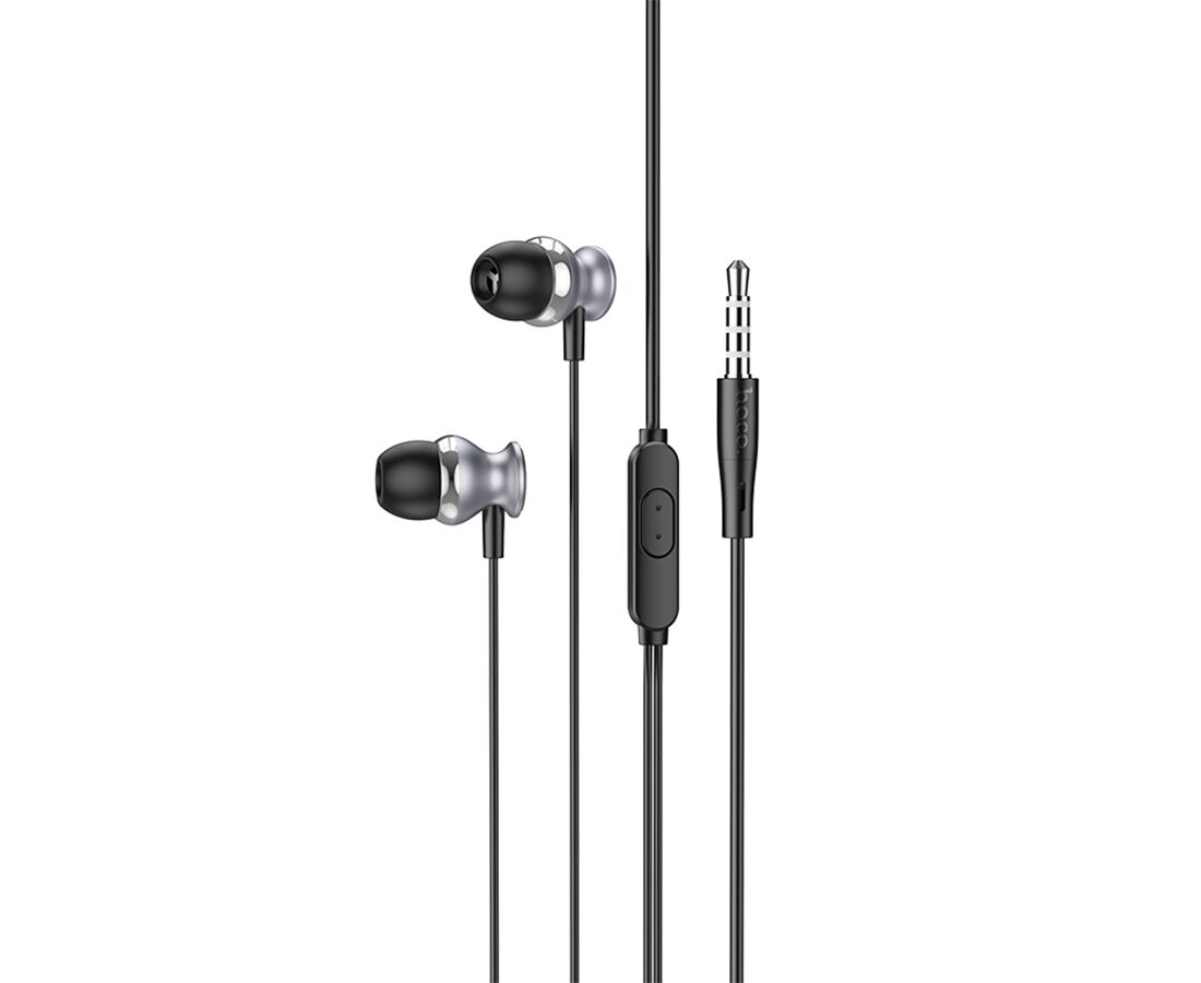 Наушники HОСО M106 Fountain metal universal with microphone (серый)