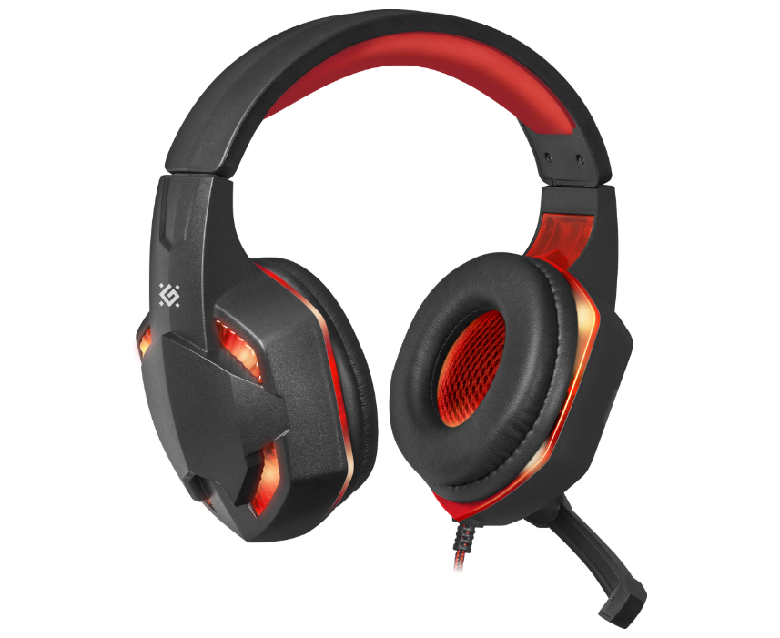 Наушники DEFENDER Warhead G-370 Black/Red 64037