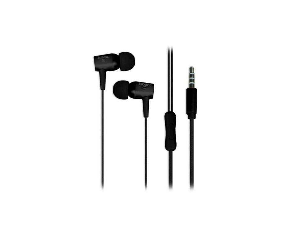 Наушники HOCO M87 String wired earphones with with microphone (черный)