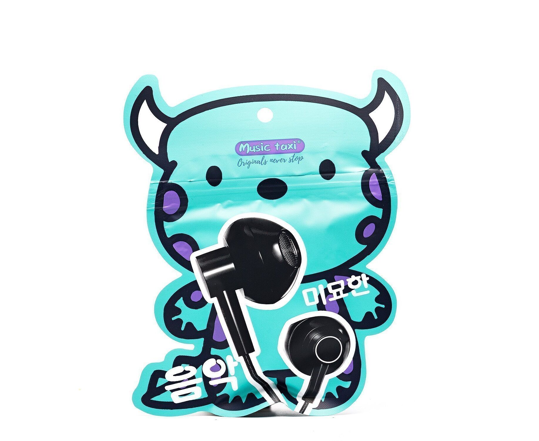 Проводные наушники с микрофоном вкладыши Music Taxi X-605 Jack 3,5 (тех.уп.) (black) (232447)