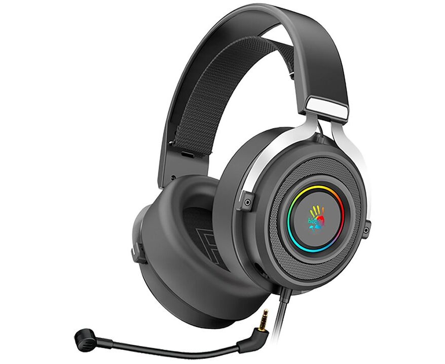 Наушники игровые с микрофоном A4 TECH Bloody G535 P (черный/серебристый)