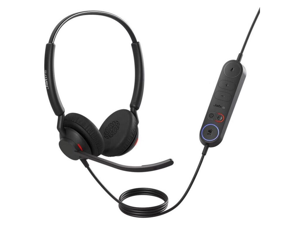 Гарнитура Jabra Engage 40, для контактных центров, накладные, проводные, черный
