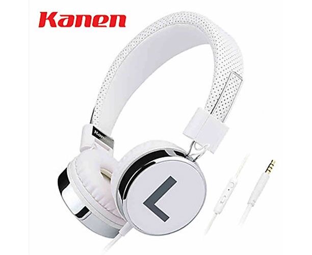 Наушники с микрофоном:Kanen IP-878 White