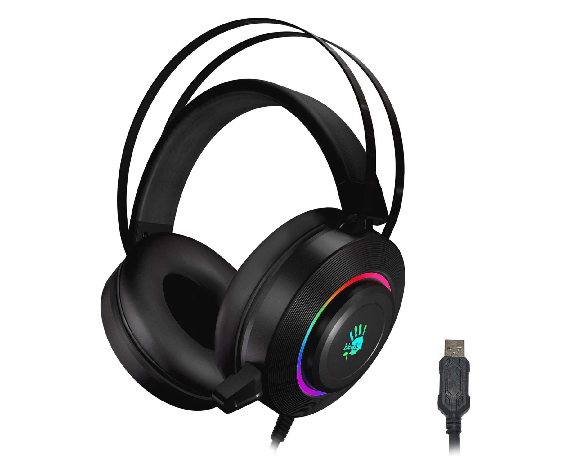 Наушники игровые с микрофоном A4 TECH Bloody G521, 2.3 м (черный)