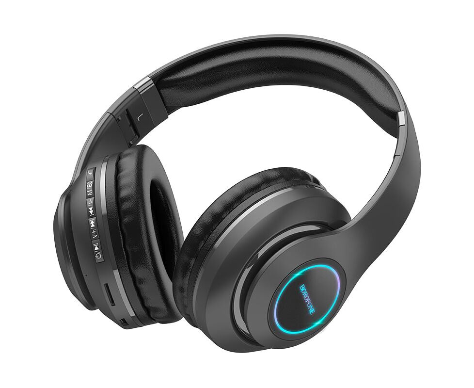 Наушники bluetooth полноразмерные BOROFONE BO17 (чёрный)