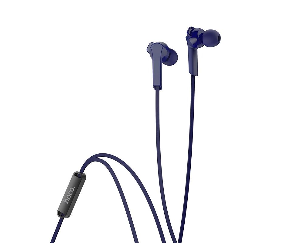 Наушники HOCO M72 Admire universal earphones with mic (синий)