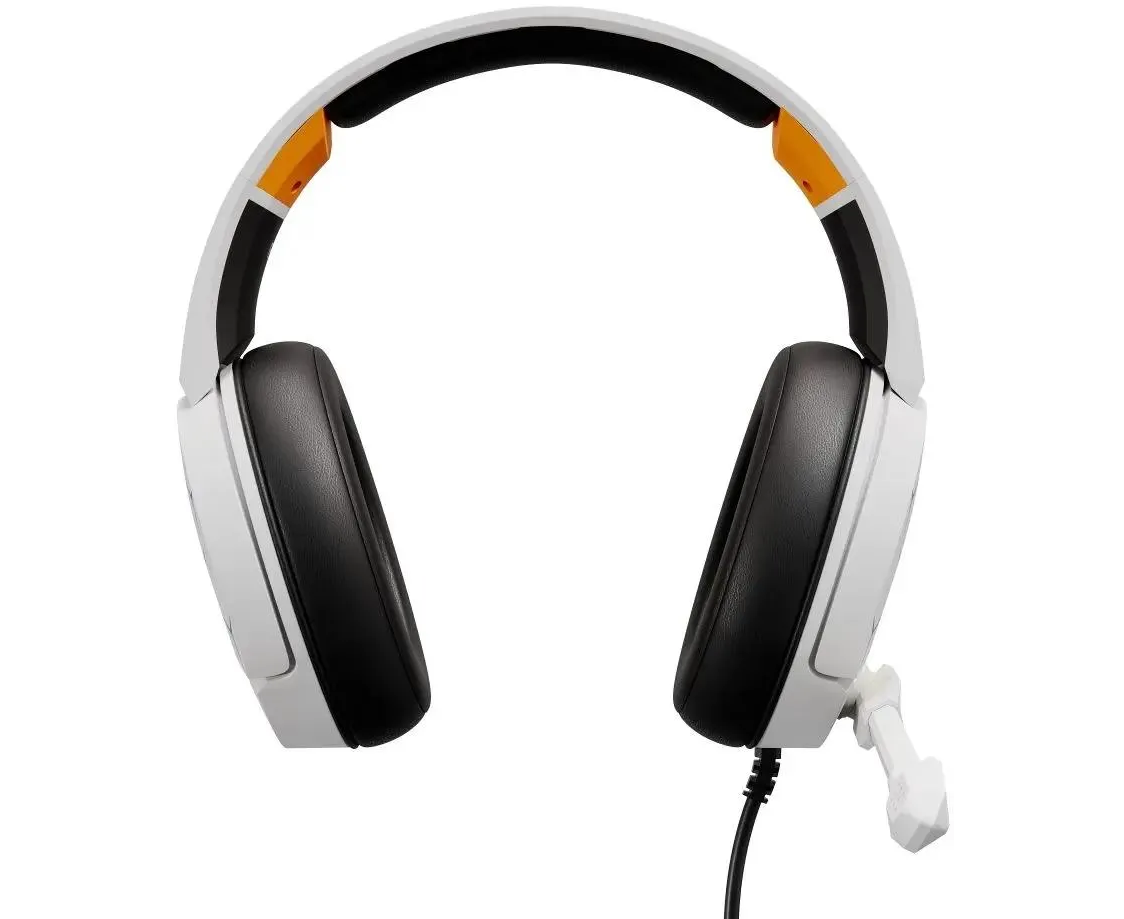 Наушники с микрофоном Оклик HS-L710 G 2м ( белый/черный )
