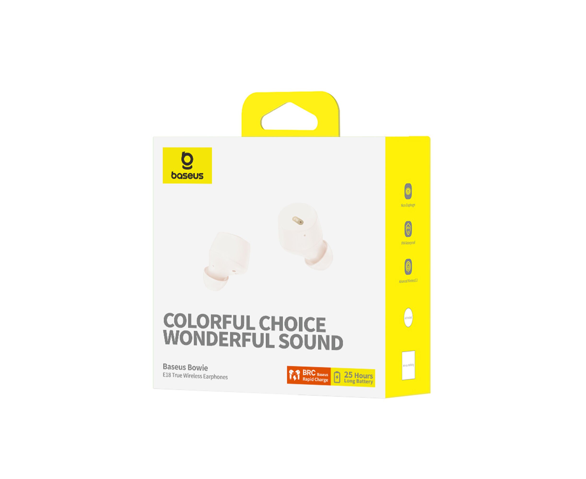 наушники TWS OS Baseus Bowie E18 True Wireless Earphones Stellar White (A00023800223-00)