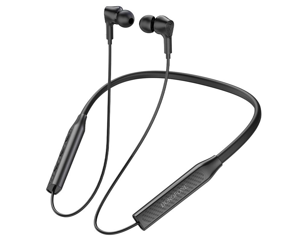 Наушники bluetooth BOROFONE BE59 Rhythm neckband BT (чёрный)