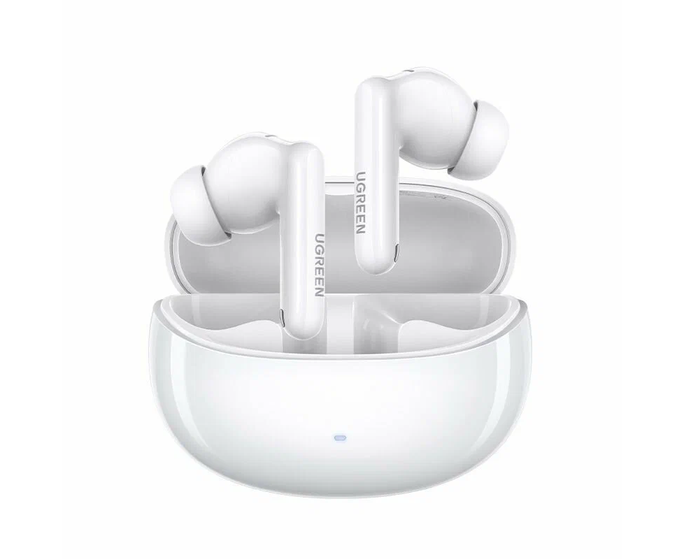 Наушники UGREEN WS206 (35725) Hi Tune T3 Pro Active Noise-Cancelling Earbuds White