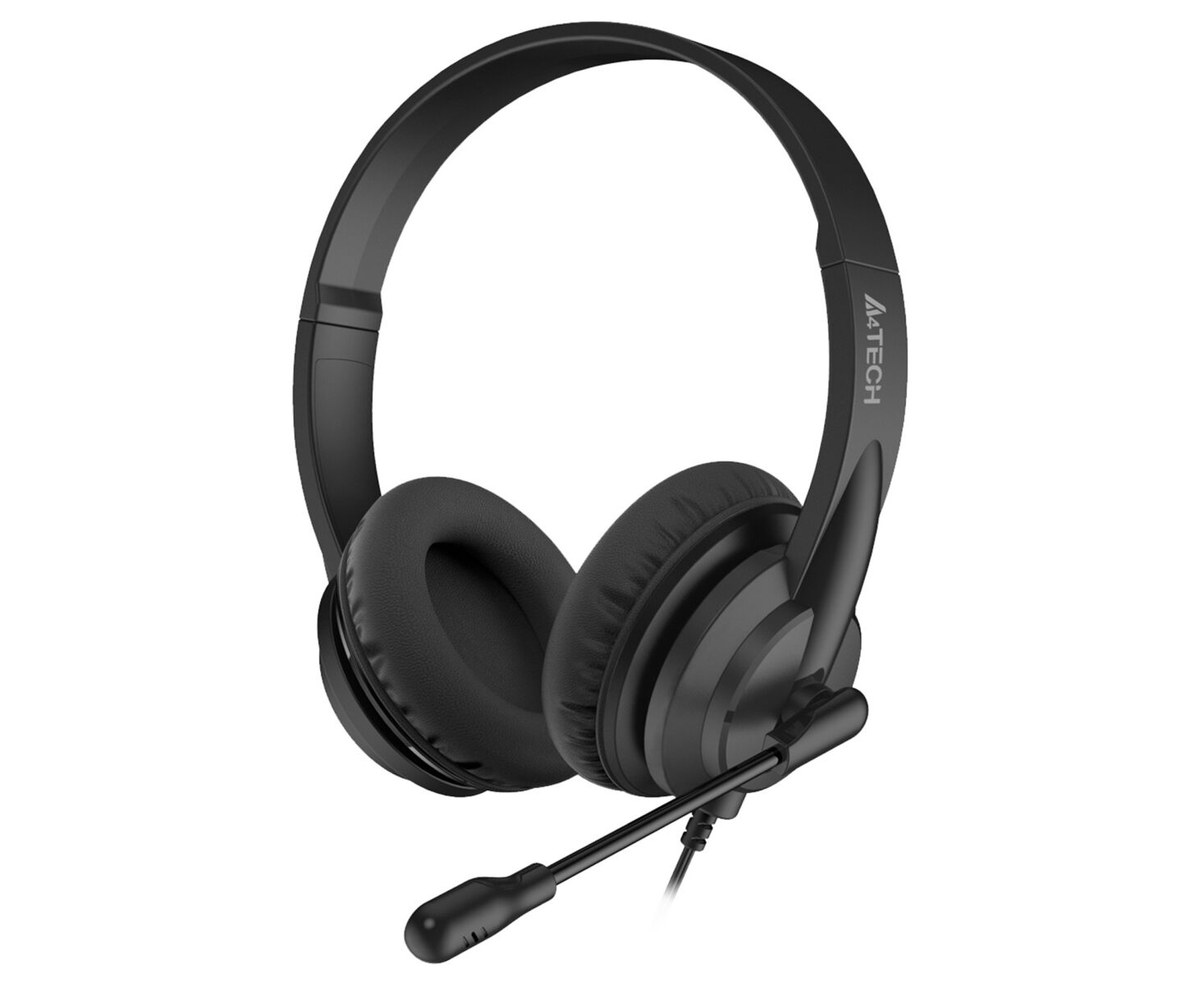 Наушники с микрофоном A4 Tech HS-10 черный
