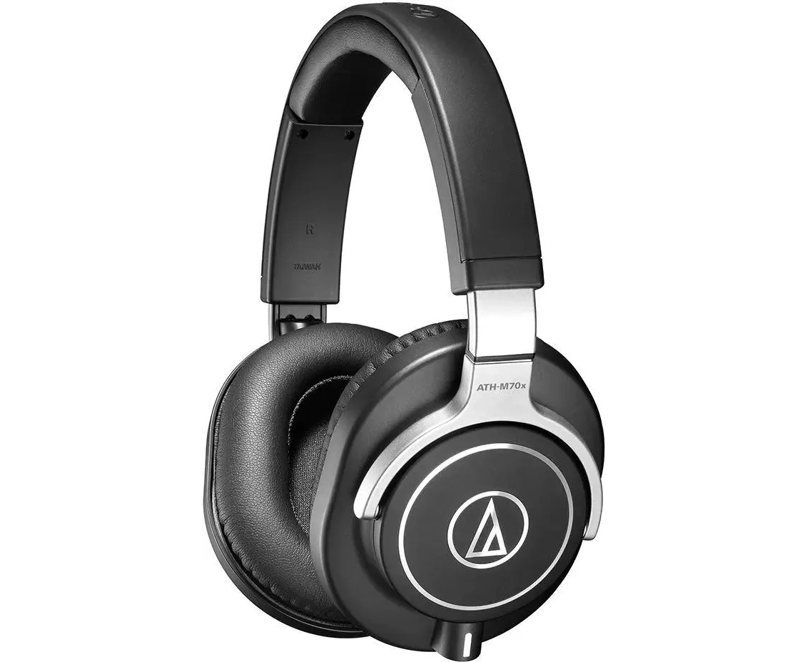 Наушники AUDIO-TECHNICA ATH-M70 X, 2.5мм/3.5мм, мониторные черный