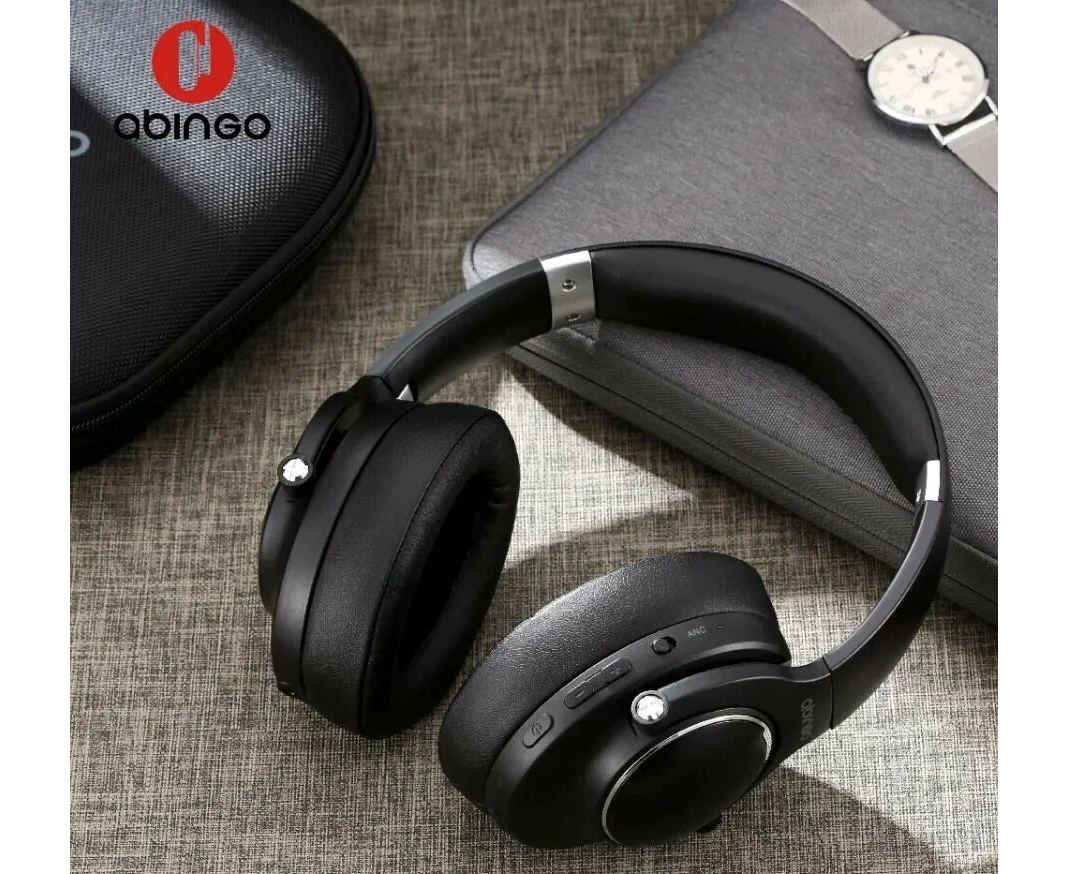 Наушники ABINGO BT80 NC Pro Wireless Headphone Black