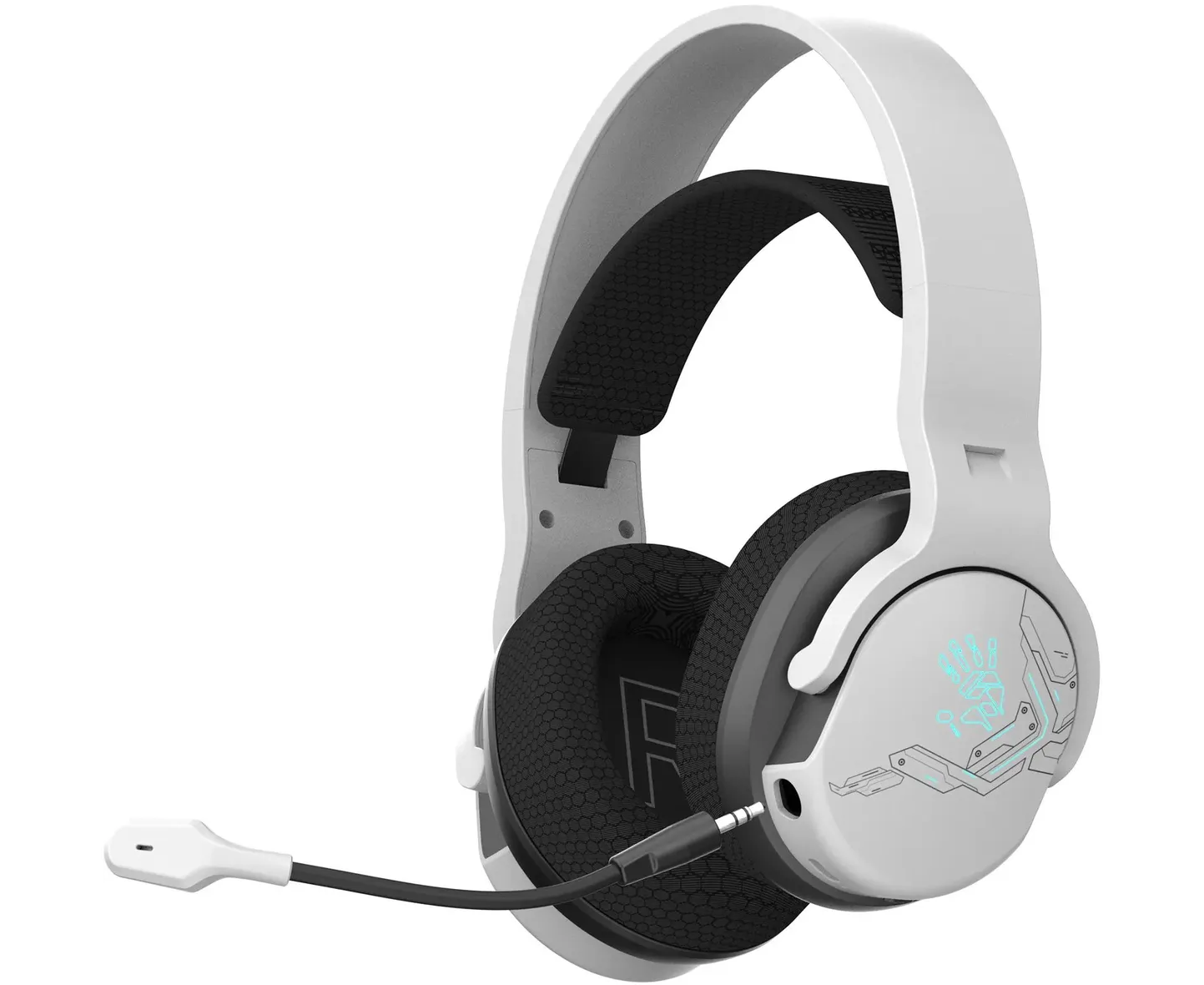 Наушники игровые с микрофоном A4 TECH Bloody GR370 BT (белый)