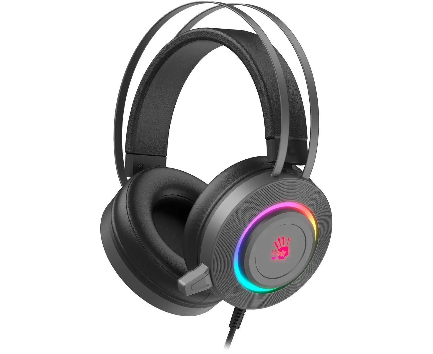 Наушники с микрофоном A4 Tech Bloody G521 S серый 2.3м мониторные USB оголовье