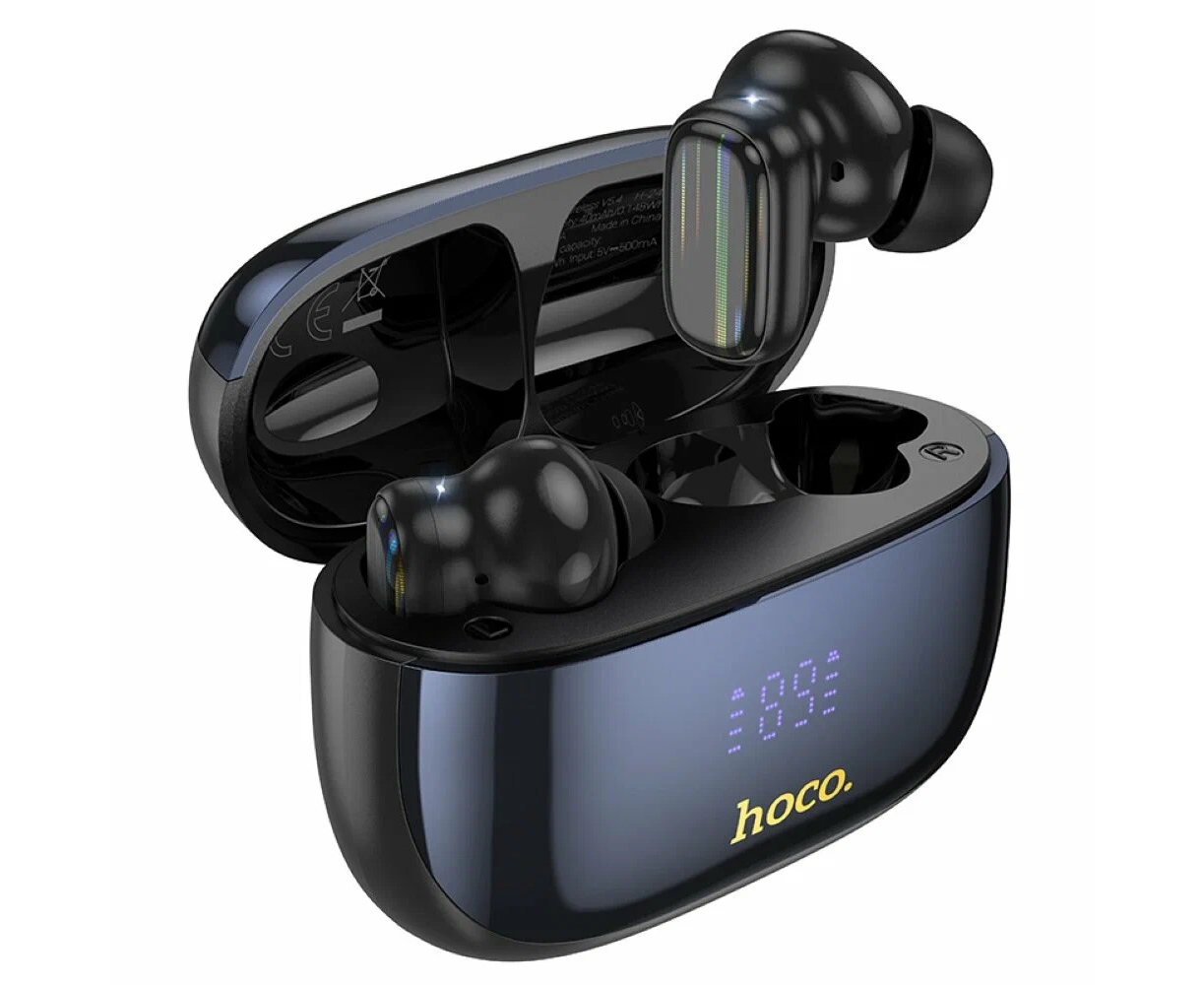 Наушники bluetooth HOCO EQ20 Rhyme true wireless ANC+ENC noise reduction (черный)