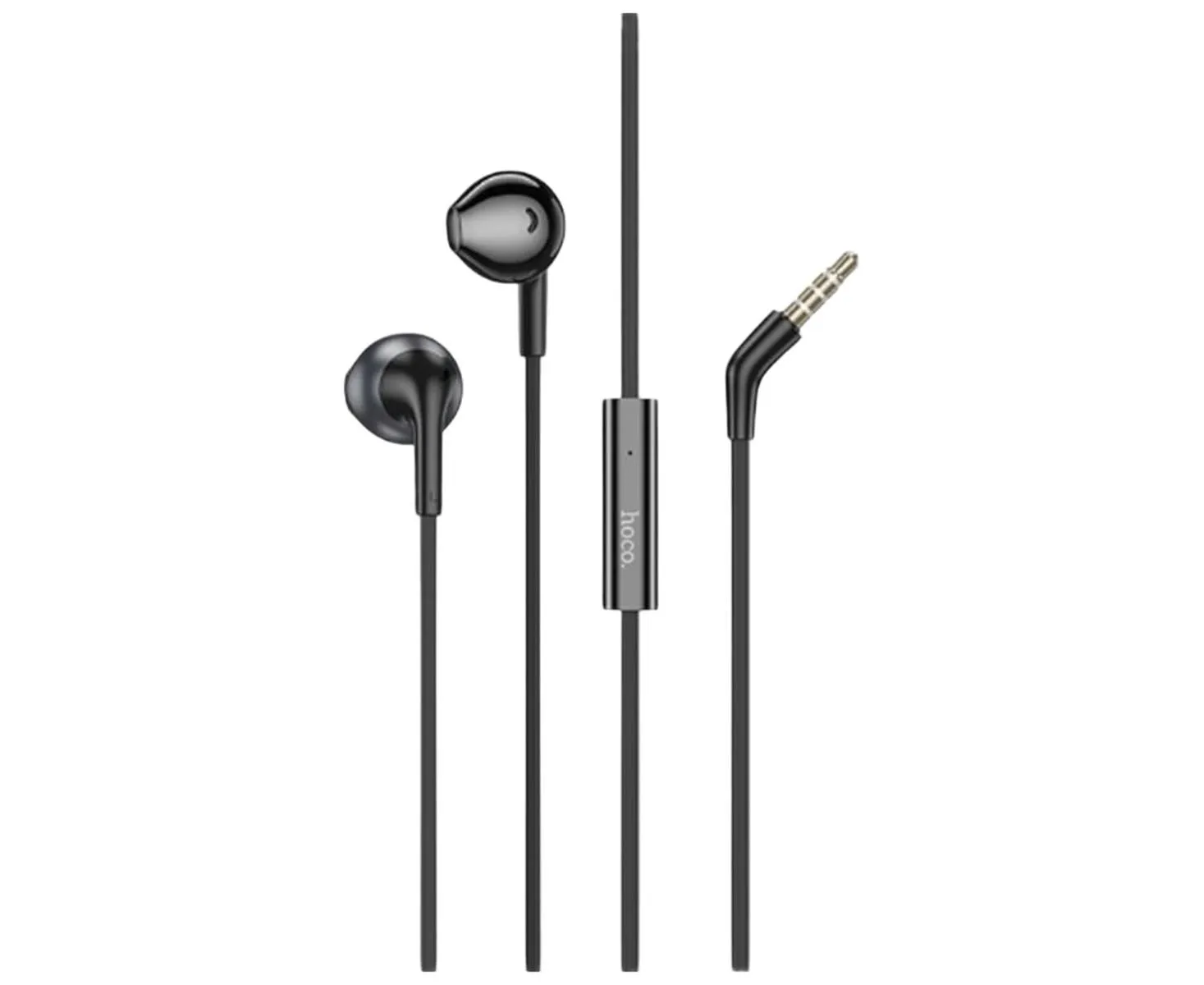 Наушники HOCO M115 Sagacious universal earphones with microphone Black