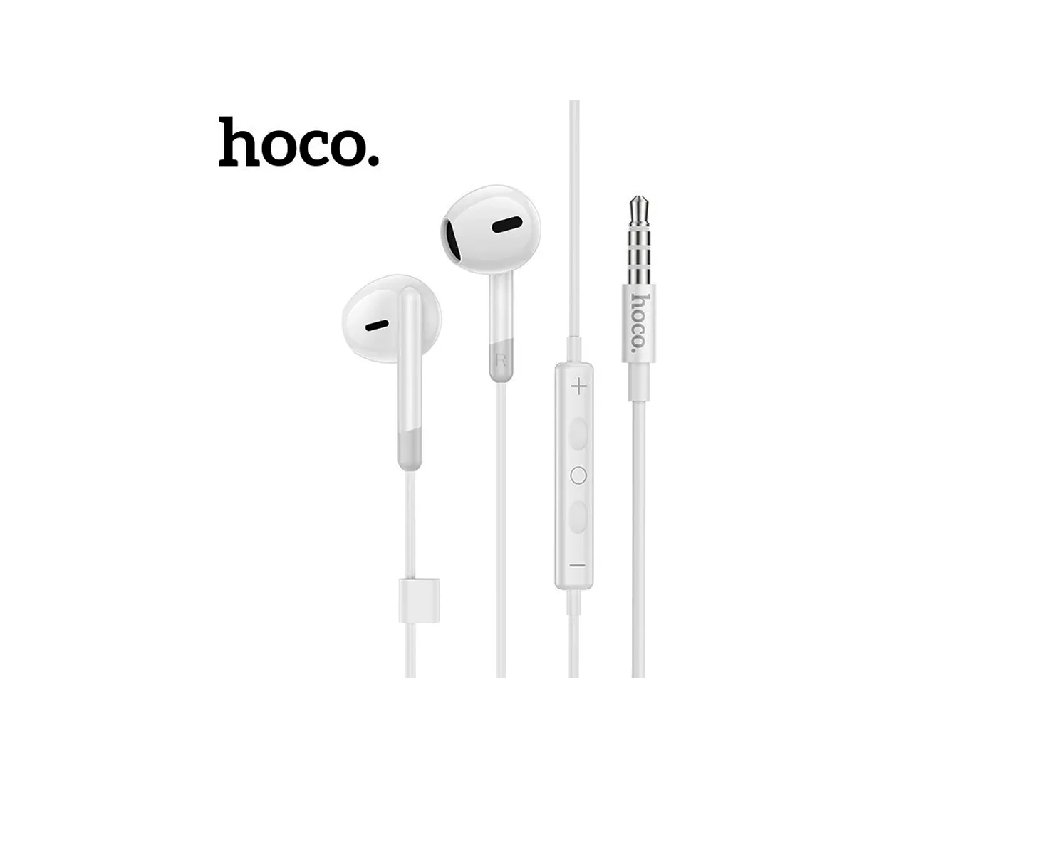 Проводные наушники HOCO M109 Pure joy, Jack 3.5mm, 1.2 м, белый
