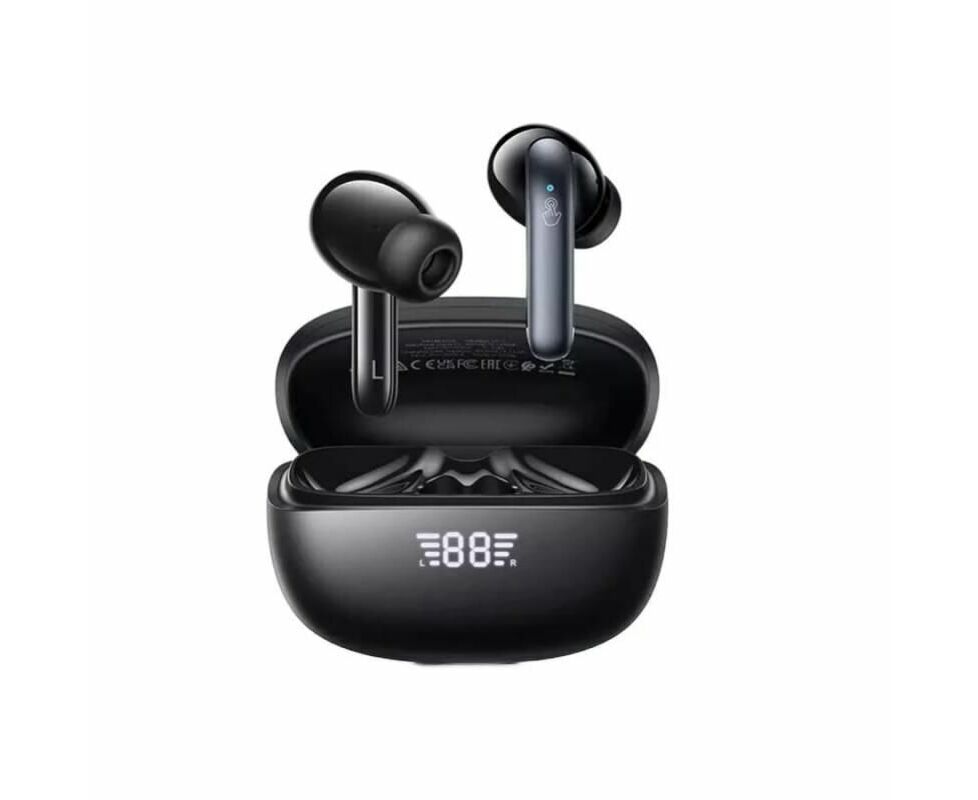 Наушники внутриканальные HOCO EQ5 Energy, пластик, bluetooth 5.3, микрофон, цвет: чёрный (1/14/140)