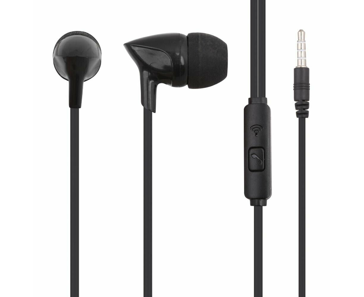 Наушники REMAX 3.5mm Wired Earphone For Calls & Music RW-106 (черный)