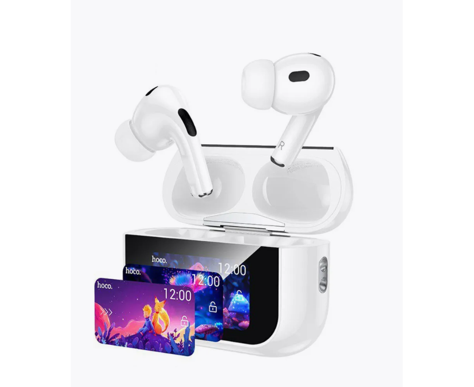 Наушники bluetooth HOCO EW79 Bright true wireless ANC touch screen (белый)